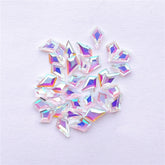 Arrow Shape Crystal AB Unfoiled Flat Back Fancy Rhinestones WholesaleRhinestone